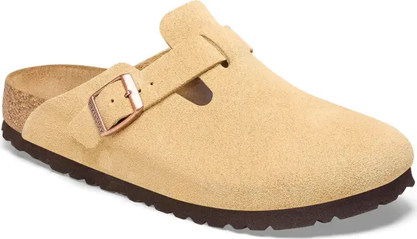Birkenstock Birkenstock Boston Suede Leather Regular fit Žene - Sandale Birkenstock - Svijetlo smeđa - 1026181-4.5 - Size: 4.5