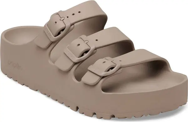 Birkenstock Birkenstock Florida Flex Platform EVA Narrow Fit Gray Taupe Žene - Sandale Birkenstock - Siva - 1031433-3.5 - Size: 3.5