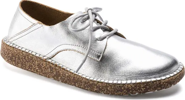 Birkenstock Birkenstock Gary Silver Narrow Fit Unisex - Cipele Birkenstock - Siva - 1013481-3.5 - Size: 3.5