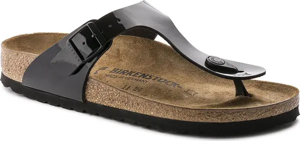 Birkenstock Birkenstock Gizeh BF Patent Black Regular Fit Žene - Sandale Birkenstock - Crna - 43661-5 - Size: 5