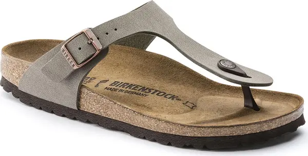 Birkenstock Birkenstock Gizeh Birko-Flor Nubuk Narrow Fit Unisex - Sandale Birkenstock - Siva - 43393-4.5 - Size: 4.5
