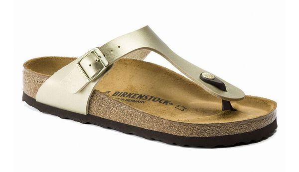 Birkenstock Birkenstock Gizeh BS Gold Narrow Fit