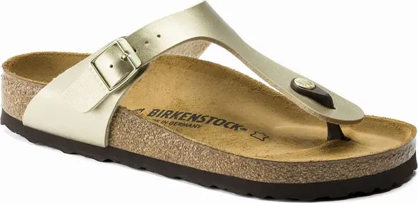 Birkenstock Birkenstock Gizeh BS Gold Regular Fit Žene - Sandale Birkenstock - Žuta - 1016108-9 - Size: 9