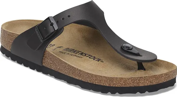 Birkenstock Birkenstock Gizeh BS Natural Leather Regular Fit Unisex - Sandale Birkenstock - Crna - 1029231-7 - Size: 7
