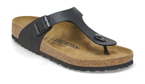Birkenstock Birkenstock Gizeh BS Saffiano Black Regular Fit