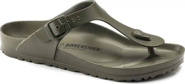 Birkenstock Birkenstock Gizeh EVA Khaki Regular Fit Unisex - Sandale Birkenstock - Zelena - 1019143-3.5 - Size: 3.5