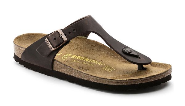 Birkenstock Birkenstock Gizeh NU Oiled Habana Narrow Fit