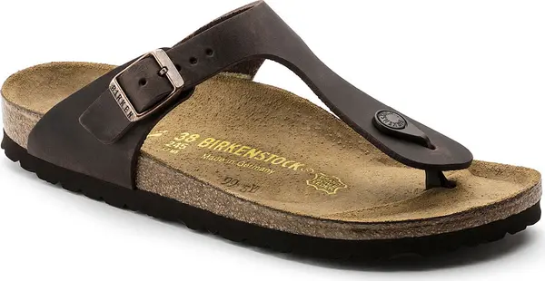 Birkenstock Birkenstock Gizeh NU Oiled Habana Narrow Fit Žene - Sandale Birkenstock - Smeđa - 743833-7 - Size: 7