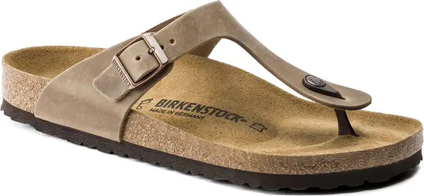 Birkenstock Birkenstock Gizeh NU Oiled Tabacco Brown Narrow Fit Žene - Sandale Birkenstock - Smeđa - 943813-4.5 - Size: 4.5