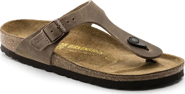 Birkenstock Birkenstock Gizeh NU Oiled Tabacco Brown Regular Fit Žene - Sandale Birkenstock - Smeđa - 943811-2.5 - Size: 2.5