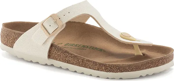 Birkenstock Birkenstock Gizeh Vegan Textile Regular Fit Light Brown Žene - Sandale Birkenstock - Svijetlo smeđa - 1023990-5 - Size: 5