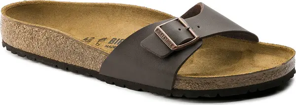 Birkenstock Birkenstock Madrid BF Dunkelbraun Regular Fit Žene - Sandale Birkenstock - Smeđa - 40391-8 - Size: 8