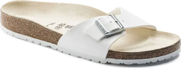 Birkenstock Birkenstock Madrid BF White Regular Fit Žene - Sandale Birkenstock - Bijela - 40731-9 - Size: 9