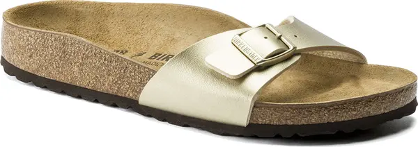 Birkenstock Birkenstock Madrid Birko-Flor Gold Regular Fit Žene - Sandale Birkenstock - Žuta - 1016106-5 - Size: 5