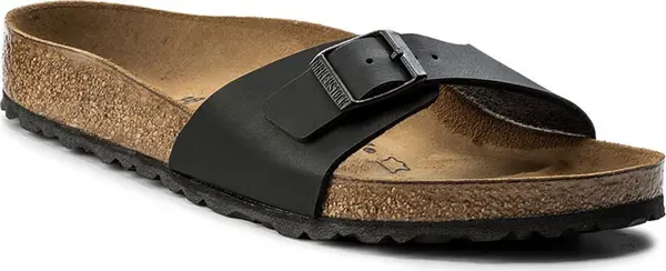 Birkenstock Birkenstock Madrid Birko-Flor Patent Regular Fit Black 40791 Žene - Sandale Birkenstock - Crna - 40791-7 - Size: 7