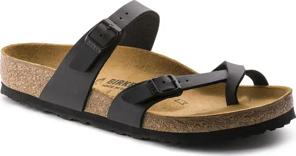 Birkenstock Birkenstock Mayari Birko-Flor Narrow Fit Black Unisex - Sandale Birkenstock - Crna - 71793-8 - Size: 8