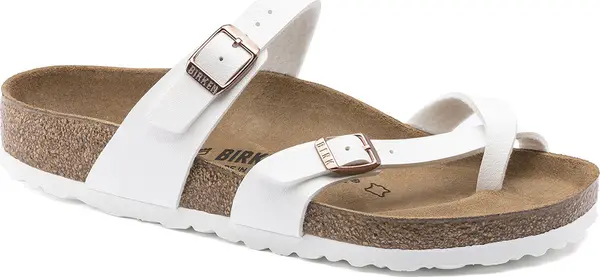 Birkenstock Birkenstock Mayari Birko-Flor Regular Fit Žene - Sandale Birkenstock - Bijela - 1014190-8 - Size: 8