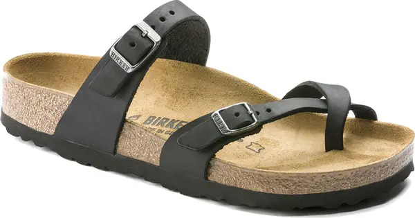 Birkenstock Birkenstock Mayari Oiled Leather Regular Fit Žene - Sandale Birkenstock - Crna - 171481-3.5 - Size: 3.5
