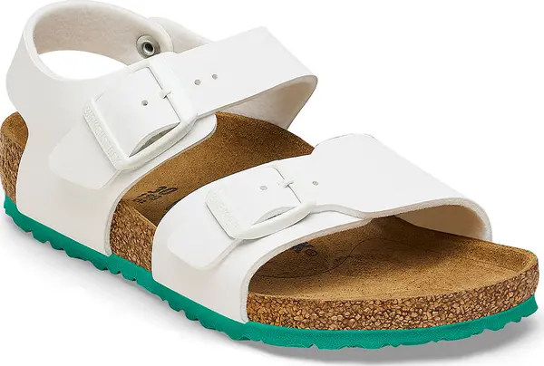 Birkenstock Birkenstock New York Kids BS Birko-Flor Narrow Fit Žene,Djeca - Sandale Birkenstock - Bijela - 1026836-5 - Size: 5