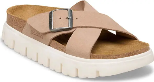 Birkenstock Birkenstock Siena PAP Chunky Suede Leather Narrow Fit Žene - Sandale Birkenstock - Smeđa - 1031182-4.5 - Size: 4.5