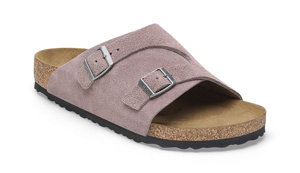 Birkenstock Birkenstock Zürich Suede Leather Faded Purple Regular Fit