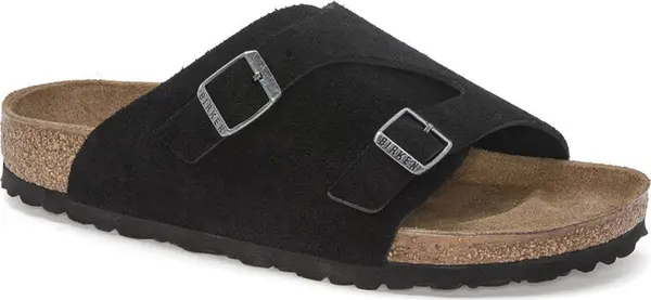 Birkenstock Birkenstock Zürich Suede Leather Regular Fit Muškarci - Sandale Birkenstock - Crna - 1025045-5.5 - Size: 5.5