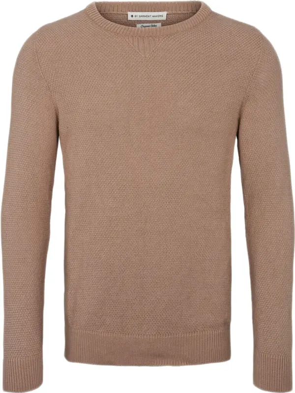 By Garment Makers By Garment Makers The Organc Waffle Knit Muškarci - Dukserice i džemperi s kapulja By Garment Makers - Smeđa - GM991201-1230-XL - Size: XL