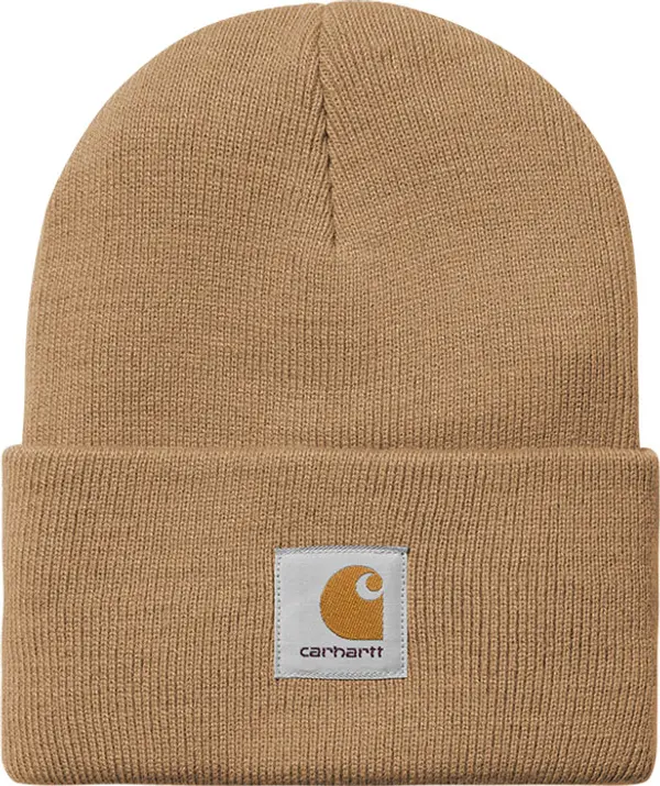Carhartt WIP Carhartt WIP Acrylic Watch Hat Peanut Unisex - Glavni pokrivači Carhartt WIP - Svijetlo smeđa - I020222_2FS_XX-One-size - Size: One size