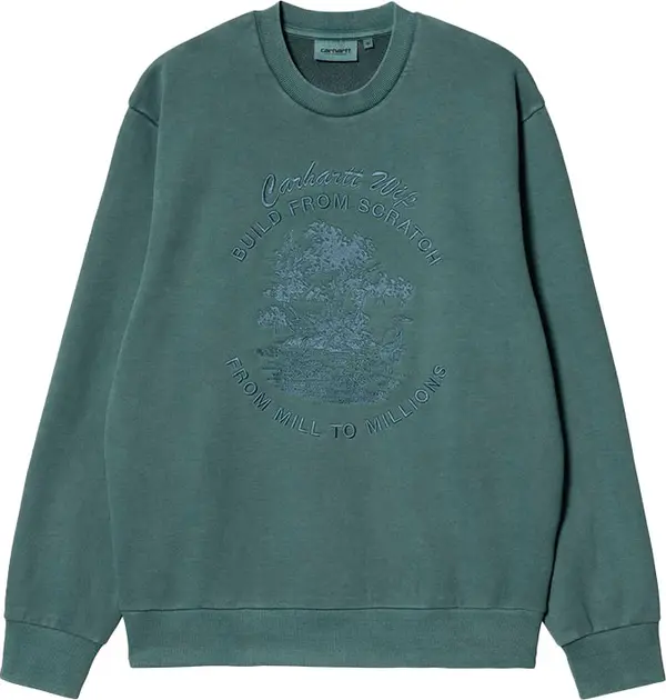 Carhartt WIP Carhartt WIP Bayou Sweatshirt Botanic Muškarci - Dukserice i džemperi s kapulja Carhartt WIP - Zelena - I031818_1D7_GD-M - Size: M