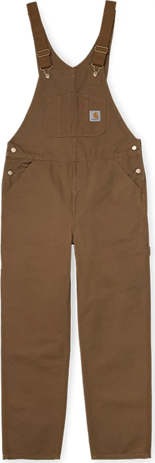 Carhartt WIP Carhartt WIP Bib Overall Hamilton Brown Muškarci - Hlače Carhartt WIP - Smeđa - I026462_HZ_02-33-30 - Size: 33-30