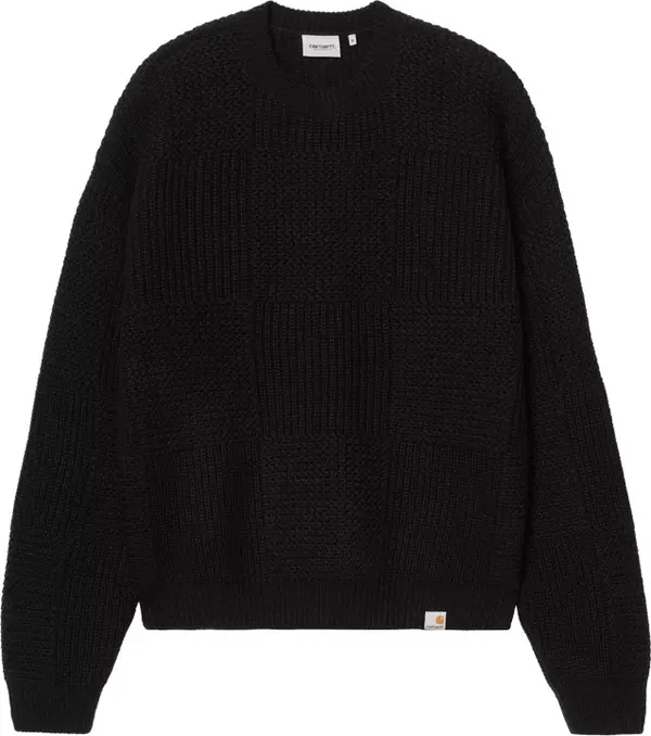 Carhartt WIP Carhartt WIP Bishop Sweater Black Muškarci - Dukserice i džemperi s kapulja Carhartt WIP - Crna - I035591_89_XX-S - Size: S