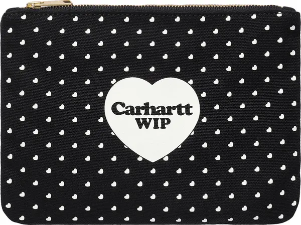 Carhartt WIP Carhartt WIP Canvas Graphic Zip Wallet Unisex - Novčanik Carhartt WIP - Crna - I033096_24M_XX-One-size - Size: One size