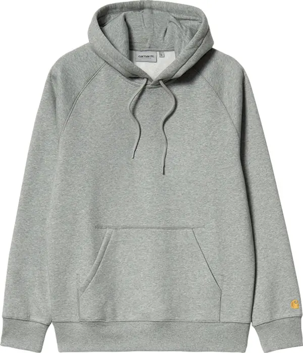 Carhartt WIP Carhartt WIP Carhartt Hooded Chase Sweat Grey Heather Muškarci - Dukserice i džemperi s kapulja Carhartt WIP - Ljubičasta - I033661_00M_XX-M - Size: M