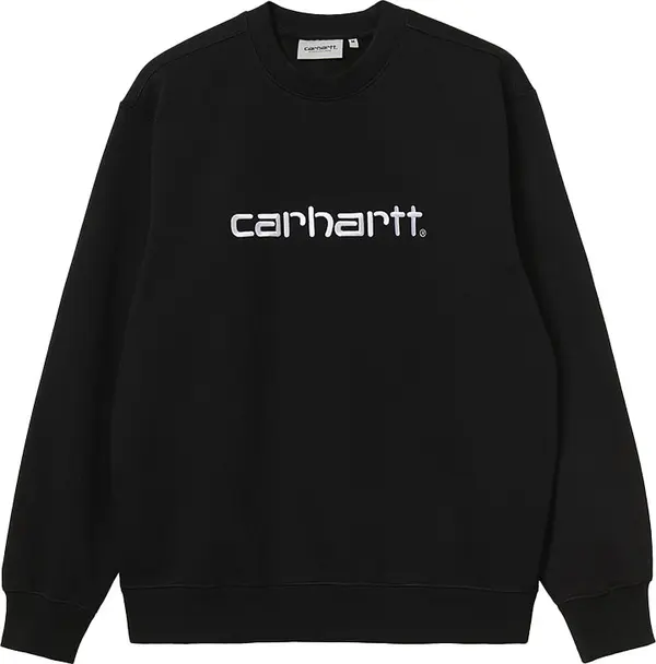 Carhartt WIP Carhartt WIP Carhartt Sweat Black White Muškarci - Dukserice i džemperi s kapulja Carhartt WIP - Crna - I030546_0D2_XX-L - Size: L