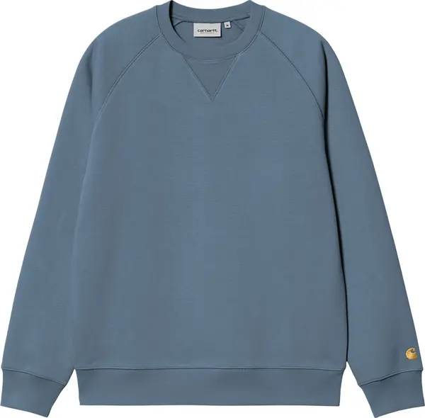 Carhartt WIP Carhartt WIP Chase Sweat Positano Muškarci - Dukserice i džemperi s kapulja Carhartt WIP - Plava - I033660_2J2_XX-S - Size: S