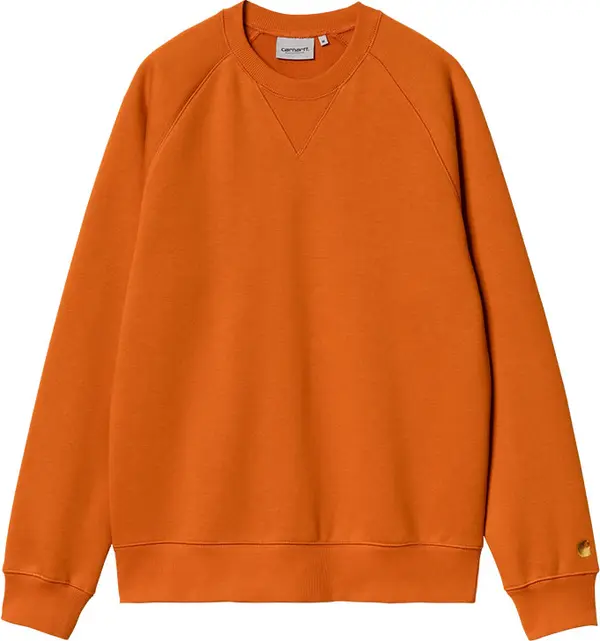 Carhartt WIP Carhartt WIP Chase Sweat Tirmeric Muškarci - Dukserice i džemperi s kapulja Carhartt WIP - Narančasta - I033660_2GP_XX-S - Size: S