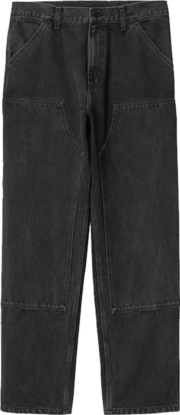 Carhartt WIP Carhartt WIP Double Knee Pant Muškarci - Hlače Carhartt WIP - Crna - I032699_89_06-30-32 - Size: 30-32