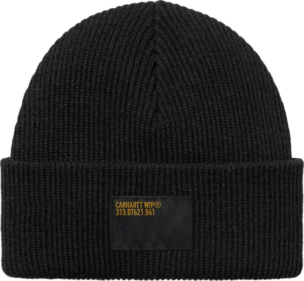 Carhartt WIP Carhartt WIP Haste Beanie Black Unisex - Glavni pokrivači Carhartt WIP - Crna - I032715_89XX-One-size - Size: One size
