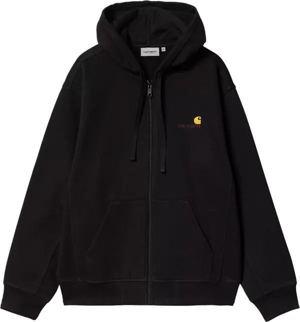 Carhartt WIP Carhartt WIP Hooded American Script Jacket Black Muškarci - Jakne Carhartt WIP - Crna - I033063_89_XX-XL - Size: XL