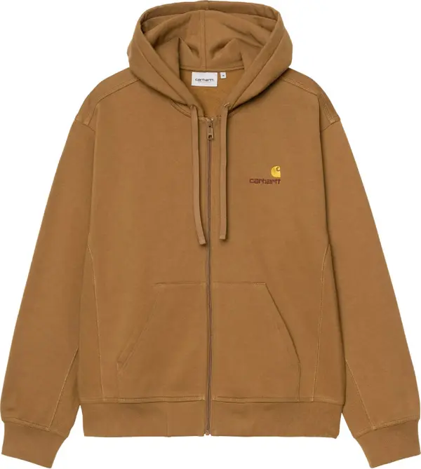 Carhartt WIP Carhartt WIP Hooded American Script Jacket Hamilton Brown Muškarci - Jakne Carhartt WIP - Svijetlo smeđa - I033063_HZ_XX-L - Size: L
