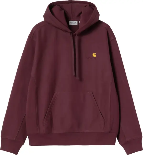 Carhartt WIP Carhartt WIP Hooded American Script Sweat Muškarci - Dukserice i džemperi s kapulja Carhartt WIP - Burgundac - I028279_33K_XX-L - Size: L
