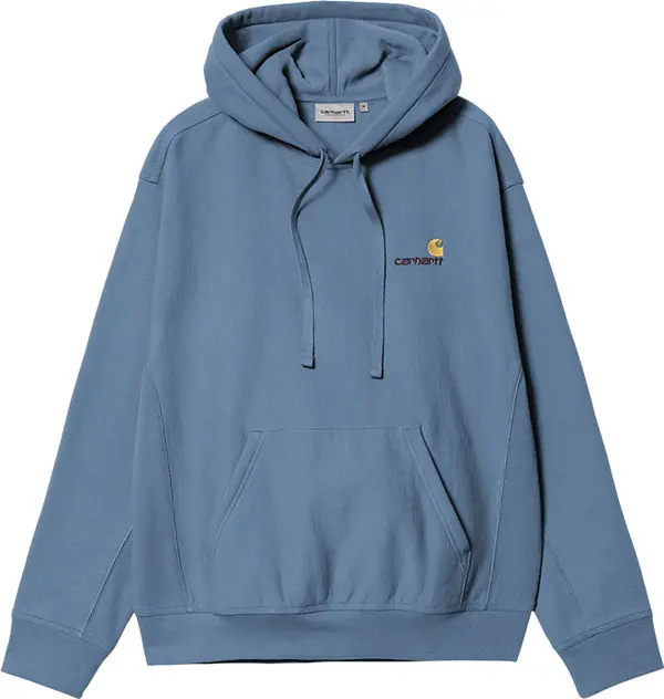 Carhartt WIP Carhartt WIP Hooded American Script Sweat Muškarci - Dukserice i džemperi s kapulja Carhartt WIP - Plava - I028279_1YI_XX-L - Size: L
