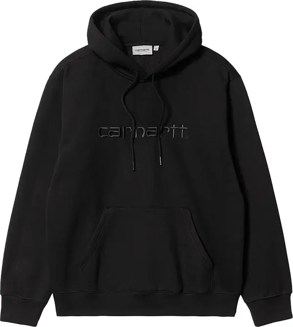 Carhartt WIP Carhartt WIP Hooded Carhartt Sweatshirt Black Muškarci - Dukserice i džemperi s kapulja Carhartt WIP - Crna - I030547_00E_XX-M - Size: M