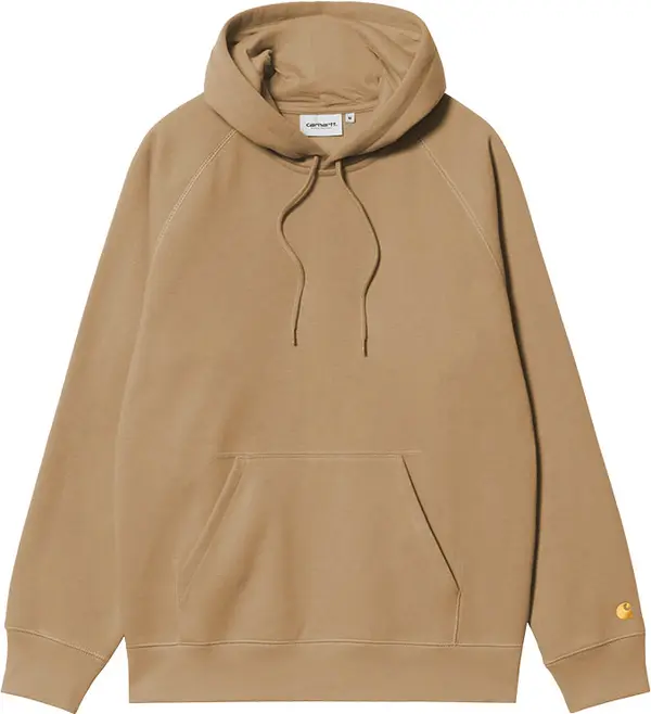 Carhartt WIP Carhartt WIP Hooded Chase Sweat Peanut Muškarci - Dukserice i džemperi s kapulja Carhartt WIP - Svijetlo smeđa - I033661_2GQ_XX-M - Size: M