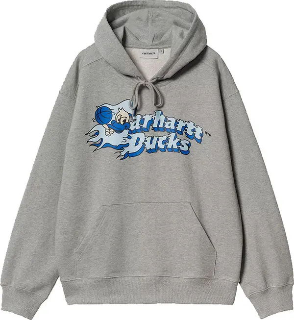 Carhartt WIP Carhartt WIP Hooded Flaming Ducks Sweat Muškarci - Dukserice i džemperi s kapulja Carhartt WIP - Siva - I034724_V6_XX-M - Size: M
