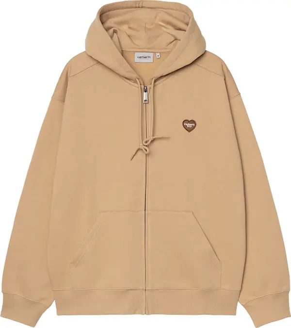 Carhartt WIP Carhartt WIP Hooded Heart II Hartt Sweat Ja Muškarci - Dukserice i džemperi s kapulja Carhartt WIP - Smeđa - I035176_07E_XX-XL - Size: XL