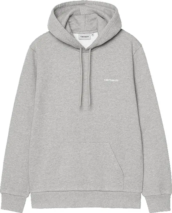 Carhartt WIP Carhartt WIP Hooded Script Embroidery Sweat Muškarci - Dukserice i džemperi s kapulja Carhartt WIP - Siva - I035392_00D_XX-M - Size: M
