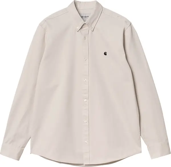 Carhartt WIP Carhartt WIP L/S Madison Cord Shirt Moonbeam Muškarci - košulja Carhartt WIP - Bezbojan - I023339_2DU_XX-S - Size: S