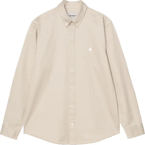 Carhartt WIP Carhartt WIP L/S Madison Shirt Muškarci - košulja Carhartt WIP - Svijetlo smeđa - I023339_3M7_XX-M - Size: M