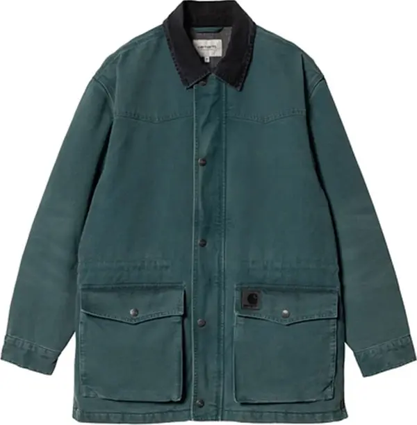 Carhartt WIP Carhartt WIP OG Santa Fe Coat Deep Lagoon Muškarci - Jakne Carhartt WIP - Plava - I034314_2NC_4O-L - Size: L